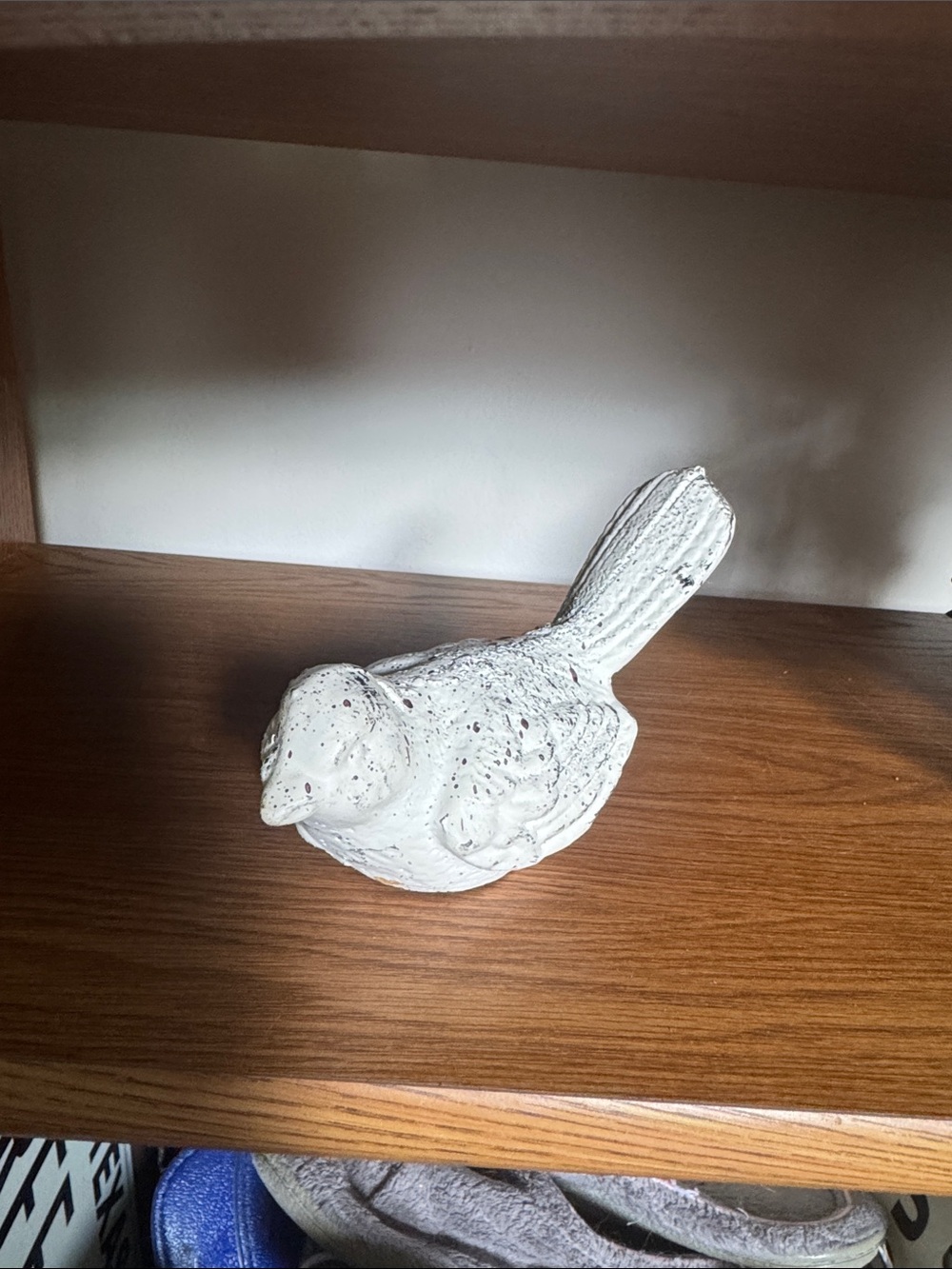 Texas White * Iron *  Decorative Bird Figurine - Charming Home Accent